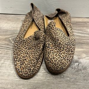 Lucky Brand Leopard flats size 8